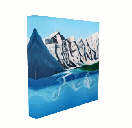 Lake Morraine Canvas Print