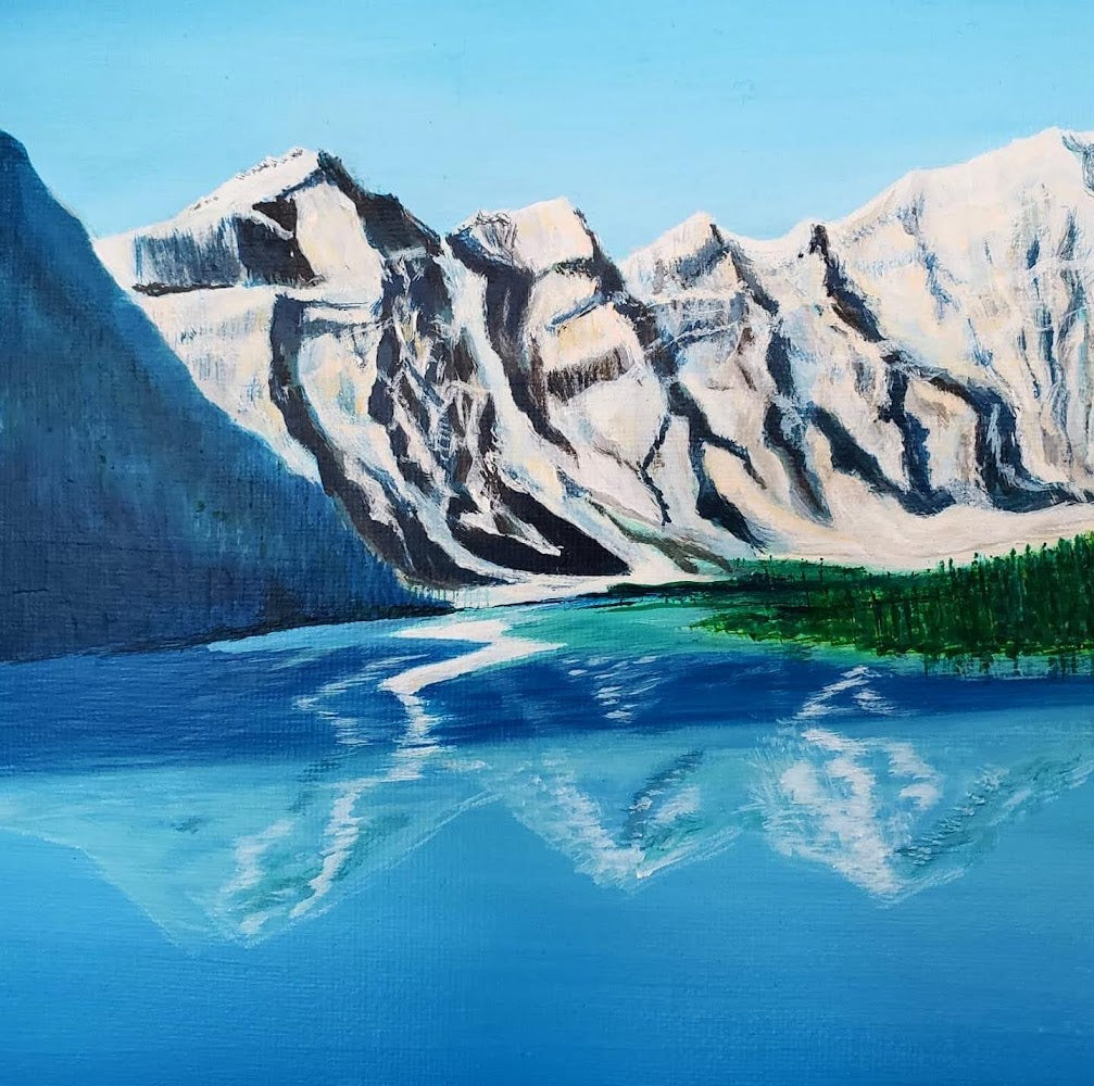 Lake Morraine Canvas Print